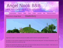 Tablet Screenshot of angelnookglastonbury.co.uk